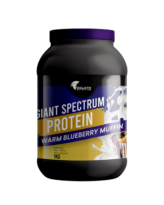 Giant Spectrum Protein - Warmer Blaubeermuffin Mehrkomponenteneiweißpulver 1kg