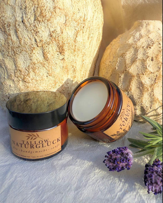 Bio-Tallow-Creme mit Methylenblau