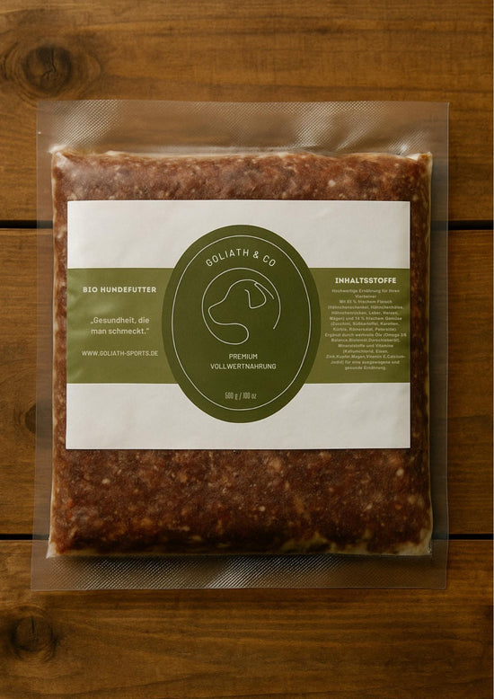 Natur Hundefutter - Hühnchen & Gemüse