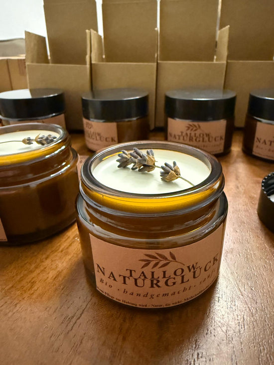 Bio-Tallow-Creme mit Methylenblau