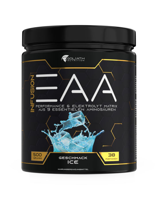 INFUSION EAA POWERADE BLAU - 9 essenzielle Aminosäuren, Ashwagandha, Mineralkomplex