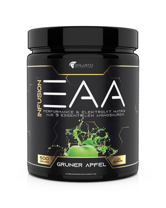 INFUSION EAA GRÜNER APFEL - 9 essenzielle Aminosäuren, Ashwagandha, Mineralkomplex